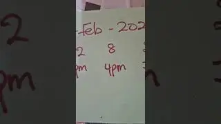 My prediction for Mon 23 feb