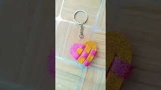 eva glitter foam sheet key ring making#home decor#trending#art#craft#cadubana.