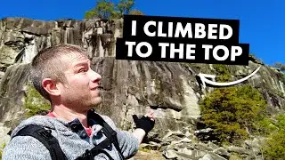 I climbed to the top of Rocky Face in North Carolina
