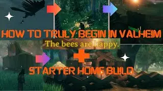 How to Truly Begin in Valheim + Starter Home Build (unmodded/legit/guide)