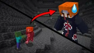 Minecraft but Taking Damage Changes Size!