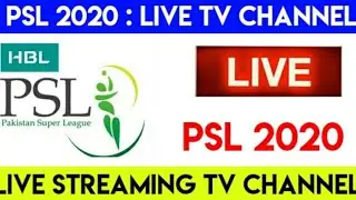 PSL 2020 Live Streaming TV Channels || PSL 2020 Live Streaming In India || Psl 2020 live
