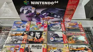 Nintendo N64  complete games and console priced/cleaned and just put on the shelves this morning.