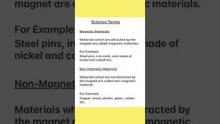 Magnetic & Non- Magnetic Material