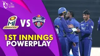 1st Innings Powerplay | MI Emirates vs Dubai Capitals | Match 28 | DP World ILT20 | M3Y1J