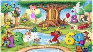 🎵 &ldquo;Counting from 1 to 10!&rdquo; | Fun & Magical Number Song for Kids 🔢✨