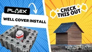 Well Cover Install with PLAEX Bricks 🧱