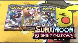 IT'S HERE. Pokemon Burning Shadows Booster Pack Opening!