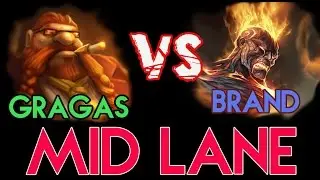 【Gragas Main】Gragas vs Brand - Mid Lane!