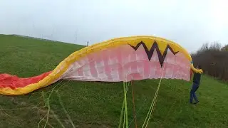 Gleitschirmfliegen im Hangaufwind/Paragliding in the ridge lift: Spot Stohl (D) 2021-11-14