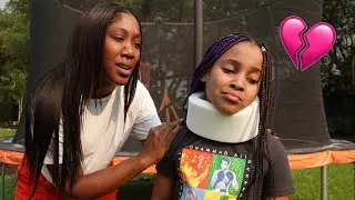 Cali BROKE HER NECK Jumping on the TRAMPOLINE 💔 She Lives to Regret It