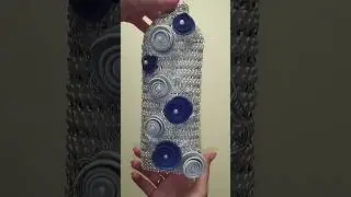 Plastic bottle vase idea#vase#diyvase#shorts#craft#plasticbottle#handmade#viral#