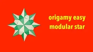 Lucia star - Easy origami modular star