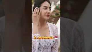 List of 10 Asian countries with the most beautiful women #shortvideo #beauty #facts #top10