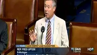 Chairman Upton Urges Support for No More Solyndras Act on House Floor