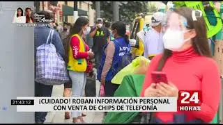Indecopi: prohibida la venta de &lsquo;chips&rsquo; para celulares en la v&iacute;a p&uacute;blica