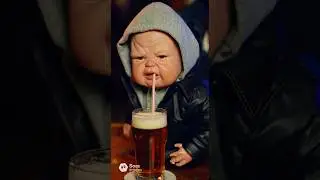 Little Joey Goes to a Dive Bar #shortscomedy #littlejoey #reborndoll #creepy #divebar