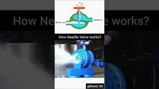 How Needle Valve works? #mechanism #solidworks #3ddesign #cad #shorts