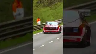 CRAZY Audi Sport Quattro S1 5 Cylinder Turbo sound #shorts #cars #audi