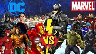 WWE | 2K23 | Marvel Vs DC | Team Iron Man VS Team Batman |😱😱