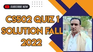 CS502 Quiz 1 Solution Fall 2022 ~ cs502 quiz 1 solution 2023
