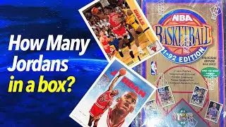 1991-92 Upper Deck NBA Basketball Hobby Box Break - Jordan, Pippen, Larry Bird, Magic Johnson