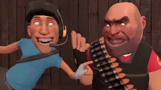 Usual time with Heavy and Scout [Gmod/Remastered]