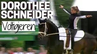 Dorothee Schneider versucht sich im Voltigieren 😱 | Jannis Drewell zeigt wie es richtig geht!