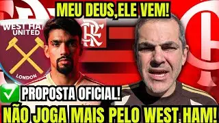 TNT SPORTS: “PAQUETÁ NÃO JOGA MAIS PELO WEST HAM”! ELE VEM! PROPOSTA OFICIAL SENDO APROVADA POR BAP!