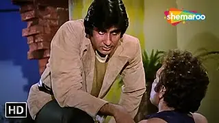 तुम्हारा कौनसा बाप कल रात ये गाडी शोरूम से लेकर गया था - Kaalia {1981} - Amitabh Bachchan - HD