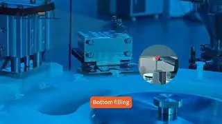 Vet using syringe filling capping machine