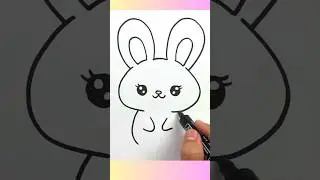 &Ccedil;ok sevimli tavşan resmi nasıl &ccedil;izilir #kolay&ccedil;izimler #howtodraw #easydrawing #&ccedil;izim #shortvideo