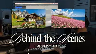 Behind the scenes of the production: Relaxing moments with soothing piano music.