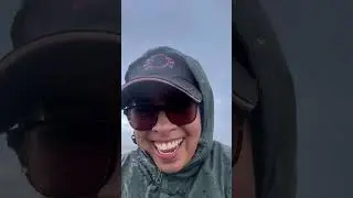 Heavens opened on top of the mountain #couplesadventure #thefilipinaadventurer