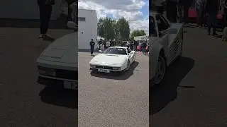 Stunning white ferrari testarossa at goodwood!!!