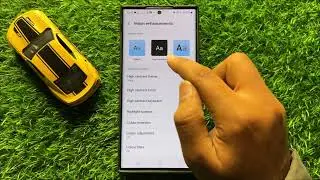 How to Set the Display Mode to High Contrast Samsung Galaxy S24 Ultra
