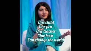 Inspirational quotes by Malala Yousafzai #internationalmalaladay july12