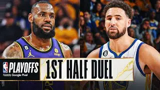 1ST HALF DUEL! LeBron James (21 PTS) vs Klay Thompson (19 PTS) In Game 2! | May 4, 2023