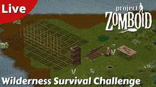 The Ironman Wilderness Survival Challenge Time To Start Thriving - Project Zomboid - #05 - Live