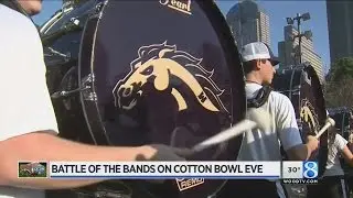 Western Michigan, Wisconsin bands battle it out