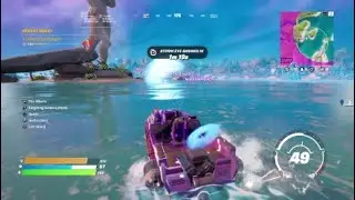 Destroy structures with a Motorboat or Motorboat Missiles - FORTNITE CHAPTER 3 QUESTS - #shorts