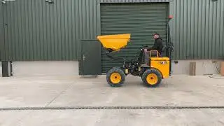 JCB/Terex 1 ton Hi tip Dumper 2017 Midlands Equipment Demo Video