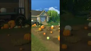 Pumpkin patch #thesims4 #pumpkinpatch #pumpkins #halloween #spooky #maze #simsbuilding #cafe