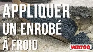 Enrob&eacute; &agrave; froid : Comment r&eacute;parer un nid de poule ?