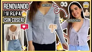TRANSFORMANDO MI ROPA VIEJA A NUEVA {sin coser y fácil}