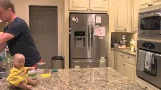Formula-Mixing Bottle Blowout