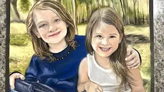 Colored Pastel Portrait - by Karen Governale 