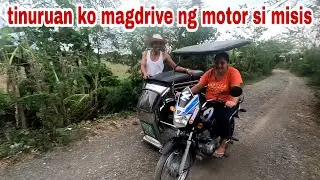 (#496) TINURUAN KO MAGDRIVE NG MOTOR SI MISIS