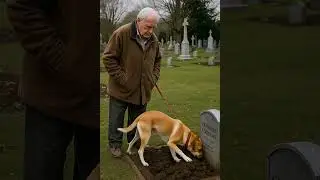 😲 An Old Man Visited His Son&rsquo;s Grave &mdash; But His Dog&rsquo;s Discovery Shook the Entire Village 🐶💔 #dog