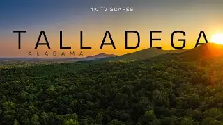 Relaxing 4K Drone Video - Talladega Mountains in Alabama